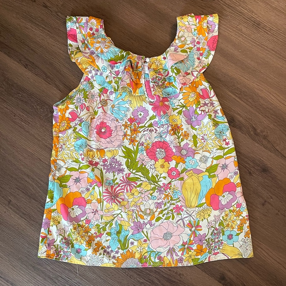 Liberty Floral Blouse (L, but more like M)